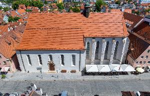 Bronzeplakette für ehemalige Karmeliterkirche in Weißenburg