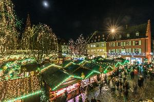 51. Weihnachtsmarkt Freiburg mit 140 Ständen