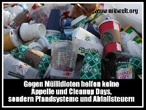 Verpackungssteuer: Müll & die Macht der Lobby