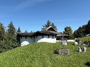 Dachwerkinstandsetzung auf dem Bergfriedhof in Lindenberg